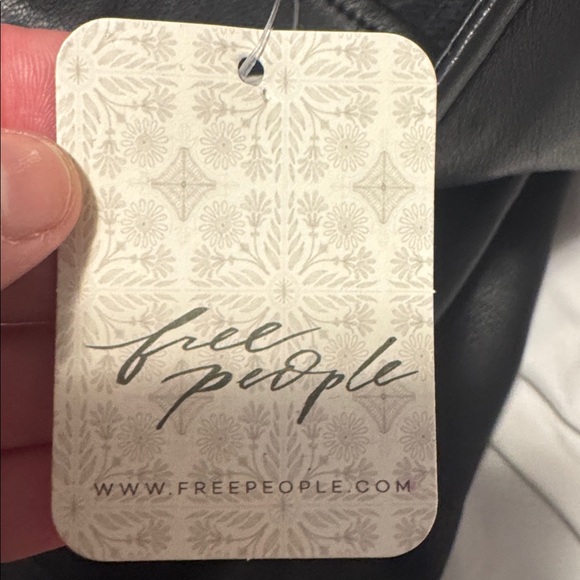 We The Free Faux Leather Slit Pants - Picture 8 of 9